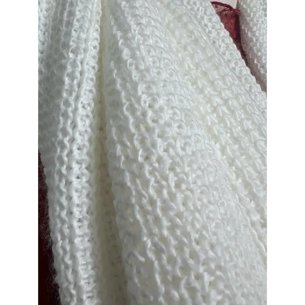 CALVIN‎ KLEIN White Infinity scarf 84